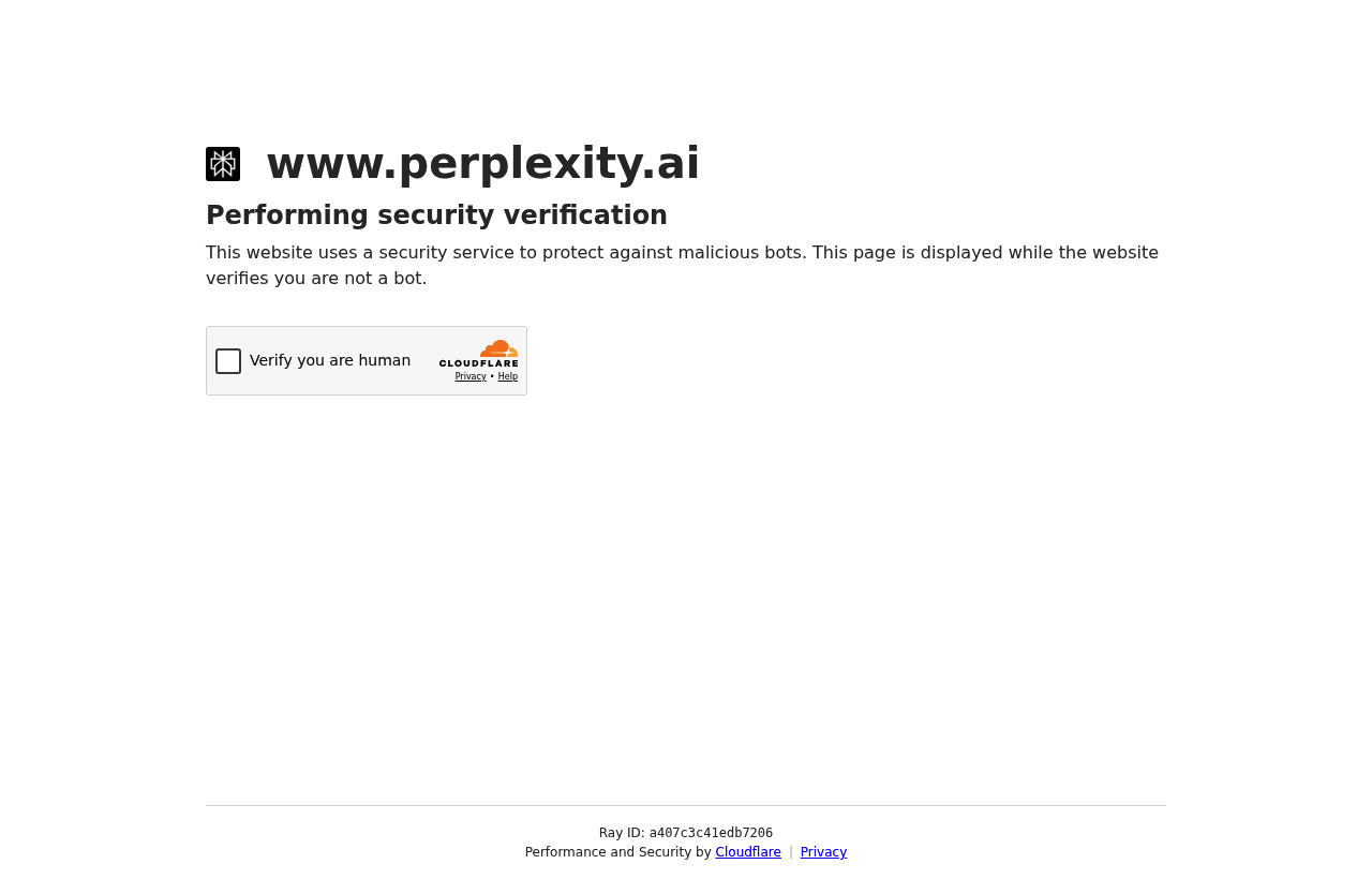 Perplexity product homepage