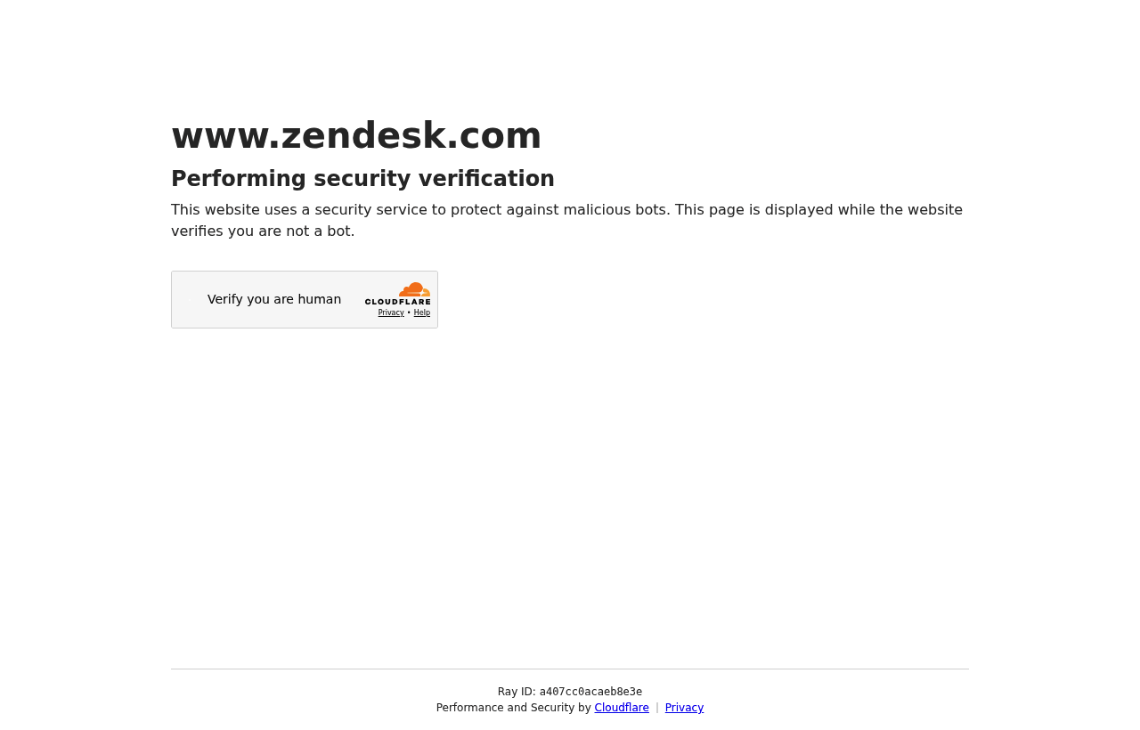 Zendesk product homepage